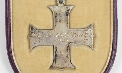Lot 203 - Stout. Military Cross, G.V.R., reverse privately engraved 'Lt F.M. Stout 1916'