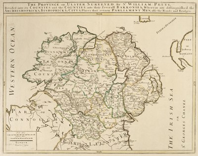 Lot 176 - Ireland. Petty (Sir William), The Province of Ulster..., printed by T. Jeffreys, circa 1750