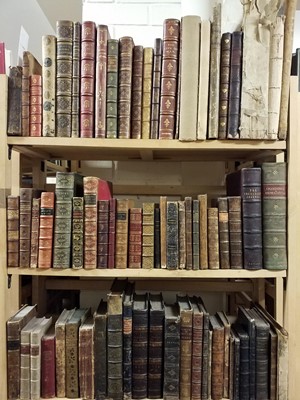 Lot 456 - Antiquarian. A large collection of 18th to early 20th Century literature, approximately 120 volumes