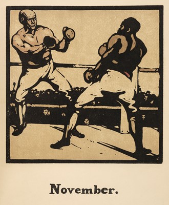 Lot 64 - Nicholson (William). An Almanac of Twelve Sports, William Heinemann, 1898