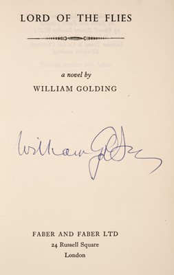 Lot 587 - Golding (William). Lord of the Flies, 1st paperback edition, signed, 1958