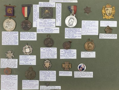 Lot 51 - Military Badges. A collection of military sweetheart badges