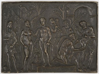 Lot 148 - Briosco (Andrea, 1470-1532). Homage to the Hero, cast bronze plaquette