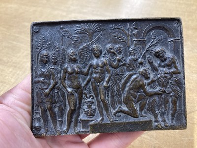 Lot 148 - Briosco (Andrea, 1470-1532). Homage to the Hero, cast bronze plaquette