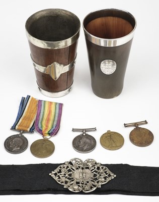 Lot 215 - WWI Medals. Royal Artillery and miscellaneous items