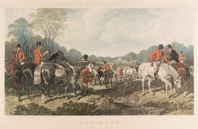 Lot 39 - Harris (John). Herring's Fox Hunting Scenes, the set of 4, 1854