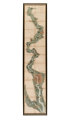 Lot 199 - River Thames. Tombleson (William), Tombleson's Panoramic map of the Thames and Medway, circa 1850