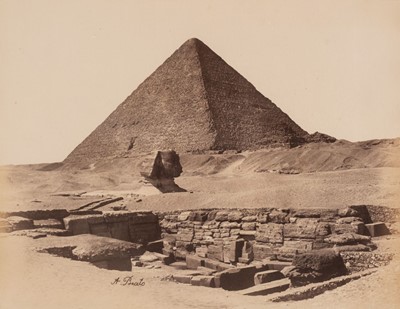 Lot 43 - Egypt. A group of 46 albumen print views in Egypt, c. 1880s