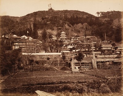 Lot 77 - Japan. A group of 36 albumen print photographs of Japan, c. 1880s