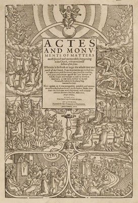 Lot 270 - Foxe (John). Actes and monuments of matters most speciall and memorable, 1610