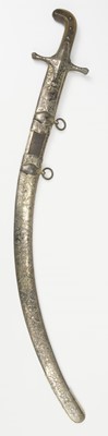 Lot 129 - Presentation Sword. George III shamshir presented to Major-General Sir Hugh Robert Rollo Gillespie