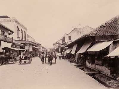 Lot 39 - Dutch East Indies. A large presentation album containing 68 photographs, early 20th century