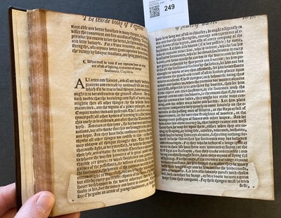 Lot 249 - Vegetius Renatus (Flavius). The Foure bookes of Flavius Vegetius Renatus..., 1572