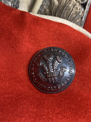 Lot 110 - Victorian Officer's Uniform, of the 1st Volunteer Battalion Royal Welsh Fusiliers