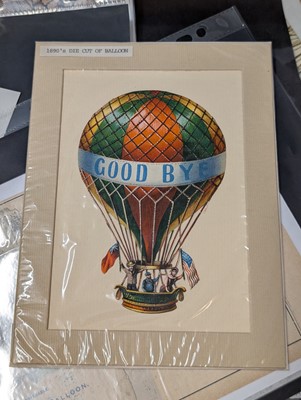 Lot 260 - Ballooning. An extensive collection of approximately 140 items of ballooning-related ephemera