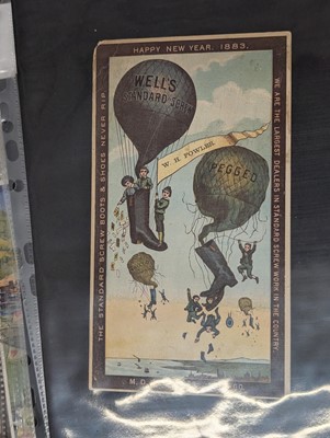 Lot 260 - Ballooning. An extensive collection of approximately 140 items of ballooning-related ephemera