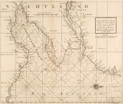 Lot 204 - Scotland. Marr (John), A Large Chart..., of Scotland..., published Dublin: Geo. Grierson, circa 1740