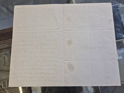 Lot 198 - Quincey (Thomas De, 1785-1859). Autograph Letter Signed, ‘Thos. De Quincey’, [?1837]