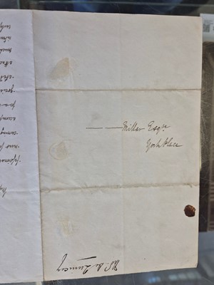 Lot 198 - Quincey (Thomas De, 1785-1859). Autograph Letter Signed, ‘Thos. De Quincey’, [?1837]