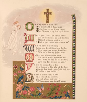 Lot 361 - Brooks (Vincent, printer). Hymn's for Holy Week..., London: 1865