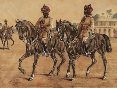 Lot 38 - Roberson (A). 1st Bengal Cavalry, 1894, watercolour on paper