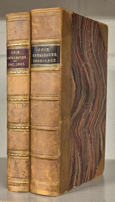 Lot 359 - Coin Catalogues. Bound collections of coin catalogues, 2 volumes, 1860-63