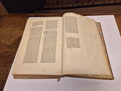 Lot 224 - Duranti (Giullelmus). Rationale Divinorum Officiorum, Rome: Hahn and de Lucca, 1473