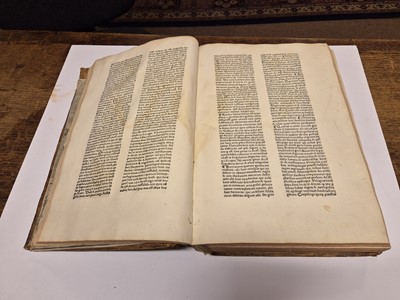 Lot 224 - Duranti (Giullelmus). Rationale Divinorum Officiorum, Rome: Hahn and de Lucca, 1473