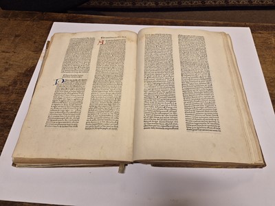 Lot 224 - Duranti (Giullelmus). Rationale Divinorum Officiorum, Rome: Hahn and de Lucca, 1473