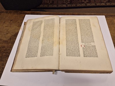 Lot 224 - Duranti (Giullelmus). Rationale Divinorum Officiorum, Rome: Hahn and de Lucca, 1473