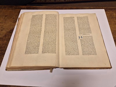 Lot 224 - Duranti (Giullelmus). Rationale Divinorum Officiorum, Rome: Hahn and de Lucca, 1473