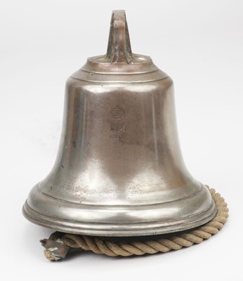 Lot 390 - Scramble Bell. A WWII RAF aerodrome station bell dated 1942