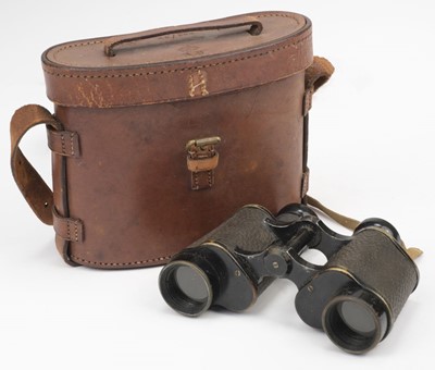 Lot 325 - Air Ministry Binoculars. A pair of WWII RAF binoculars by Watson-Baker Co Ltd dated 1943