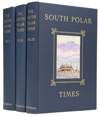 Lot 411 - South Polar Times. The South Polar Times, 3 volumes, Centenary Edition, Orskey, Bonham, Niner, 2002