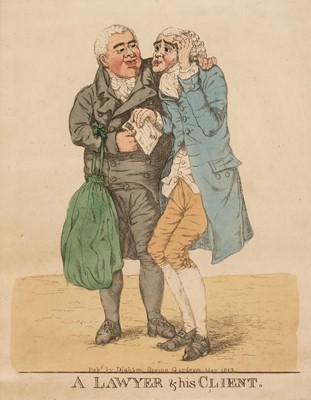 Lot 97 - Dighton (Richard). Eight caricatures, 1793-1812