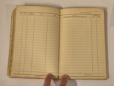 Lot 248 - Logbook. Flight Lieutenant D. Walker, 44 Squadron, Royal Air Force, 51 operations