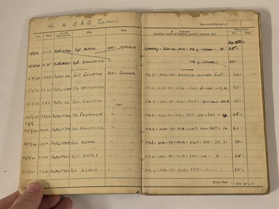 Lot 248 - Logbook. Flight Lieutenant D. Walker, 44 Squadron, Royal Air Force, 51 operations