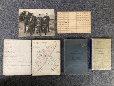 Lot 249 - Logbook. Navigators, Air Bombers, Air Gunners and Flight Engineers