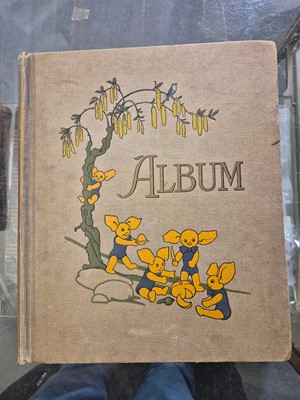 Lot 306 - Scrap Album. A scrap album, probably by a member of the Strachey family, circa 1889