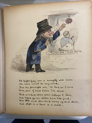 Lot 306 - Scrap Album. A scrap album, probably by a member of the Strachey family, circa 1889