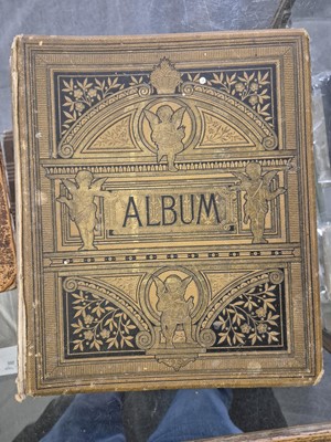 Lot 306 - Scrap Album. A scrap album, probably by a member of the Strachey family, circa 1889
