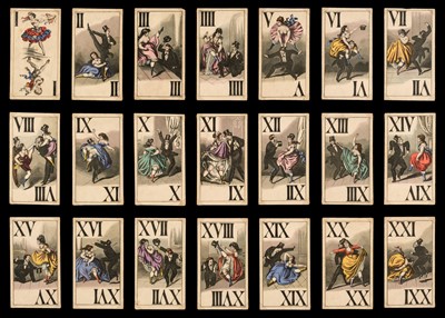 Lot 384 - Austrian Tarot. Can-Can Tarock, Vienna, Austria: Ferdinand Piatnik, circa 1875