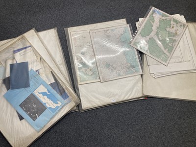 Lot 23 - Sea Charts. A large collection of sea charts