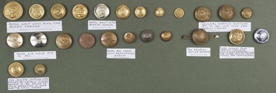 Lot 50 - Cap Badges. A nicely presented collection of military cap badges