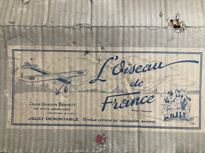 Lot 358 - French Aviation. L'Oiseau de France circa 1920, aircraft model kit