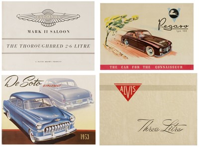 Lot 11 - Alvis. Three Litre brochure, circa 1950s, monochrome illustrations etc