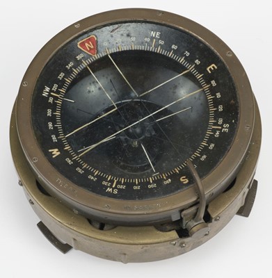 Lot 382 - Royal Air Force. A WWII RAF Lancaster Cockpit Compass, circa 1940s