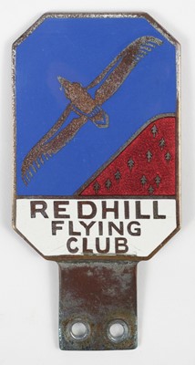 Lot 338 - Car Badge. Redhill Flying Club, circa 1930s