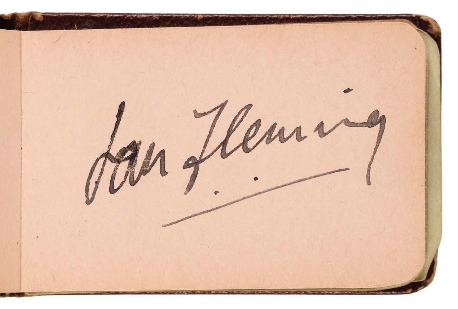 Lot 166 - Fleming (Ian, 1908-1964). Ink signature, c.