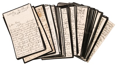 Lot 288 - Liston Family Correspondence. A collection of 109 Autograph Letters Signed, 1880-90